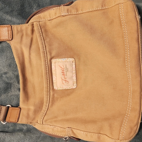 Fossil Canvas Crossbody Bag - Picture 2 of 6